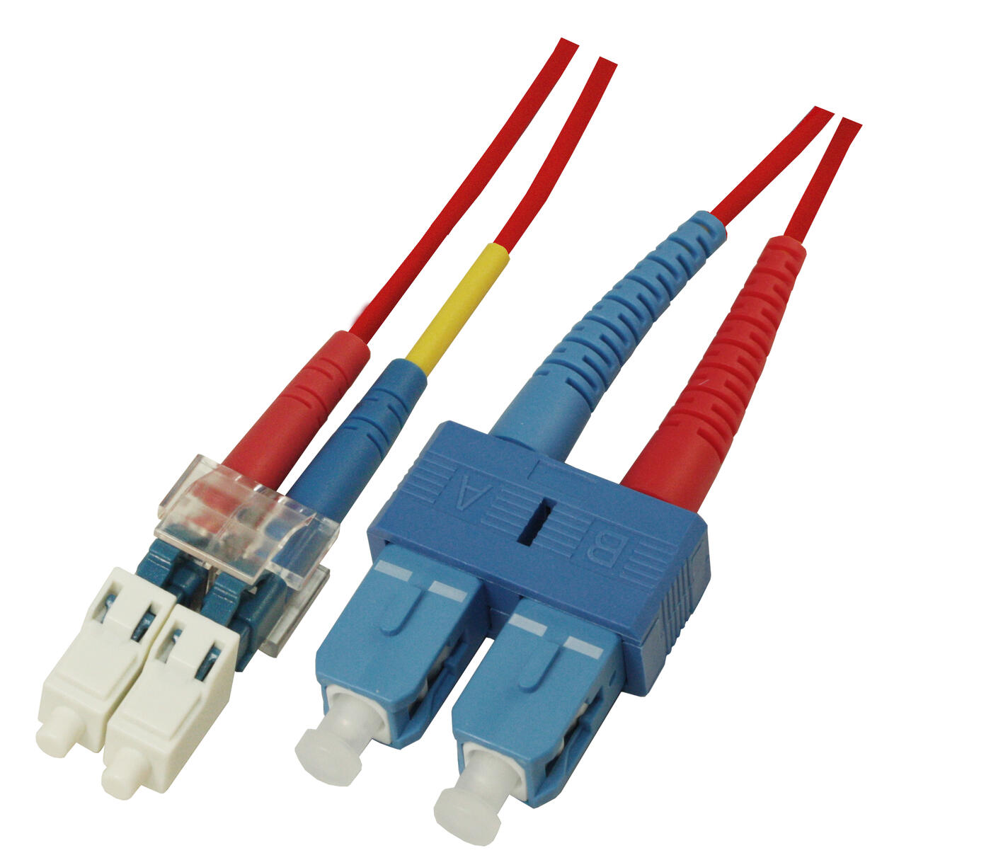 P-SM9-D2R-LCU-SCU-xx Fiberworks AS  Snor SM DPX LC/UPC-SC/UPC xx m 9/OS2 G.657.A2 2x &#248;2mm R&#248;d