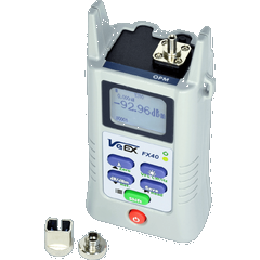 VeEX FX40 Effektmeter, Standard effekt +7 til -65 dBm. Inkl veske, SC+LC adap.