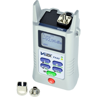 VeEX FX40 Effektmeter, Standard effekt +7 til -65 dBm. Inkl veske, SC+LC adap.