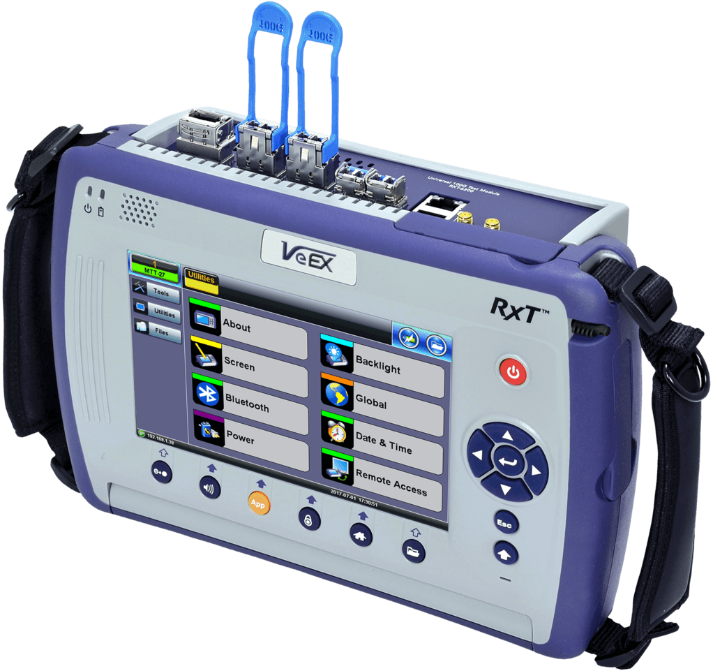 VX-RXT-6200-100G-1 VeEX  VeEX RXT-6200 100G CFP4, 2xQSFP28 RXT-1200+ Platform, Ethernet