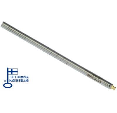 VES-MPL4-33 Vesala Oy V14010 4.6mm NanoSonde 33kHz for 6mm mikror&#248;r Inkl. sjokk-absorberende fj&#230;r IV434,M3.5