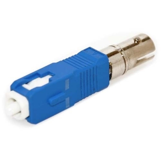 ADA-SCU-STU Fiberworks AS  Conversion adapter ST/UPC(F)-SC/UPC(M) Metal/blue, ST/UPC female-SC/UPC-male