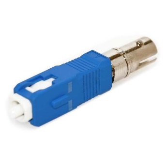 ADA-SCU-STU Fiberworks AS  Conversion adapter ST/UPC(F)-SC/UPC(M) Metal/blue, ST/UPC female-SC/UPC-male