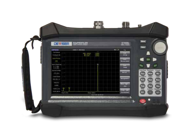 Deviser E7000L SitePROFILER 4.4GHz RF & Fiber Cable Analyzer