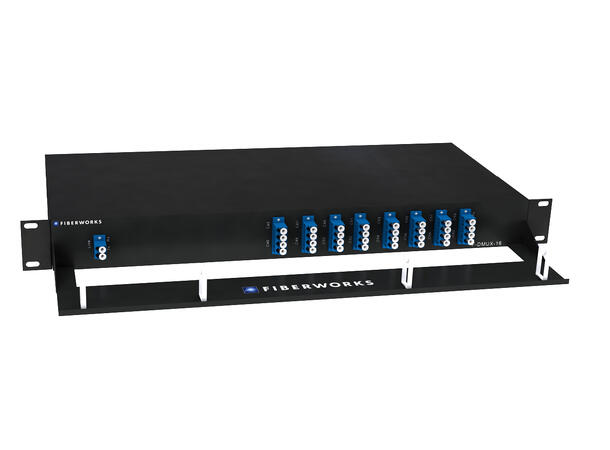 Fiberworks 16 ch. DWDM Mux+Demux, High ITU ch. 45-60, 100 GHz, LC 