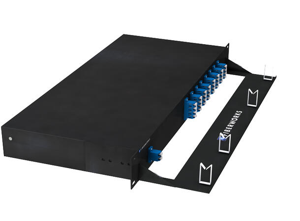 Fiberworks 16 ch. DWDM Mux+Demux, High ITU ch. 45-60, 100 GHz, LC 