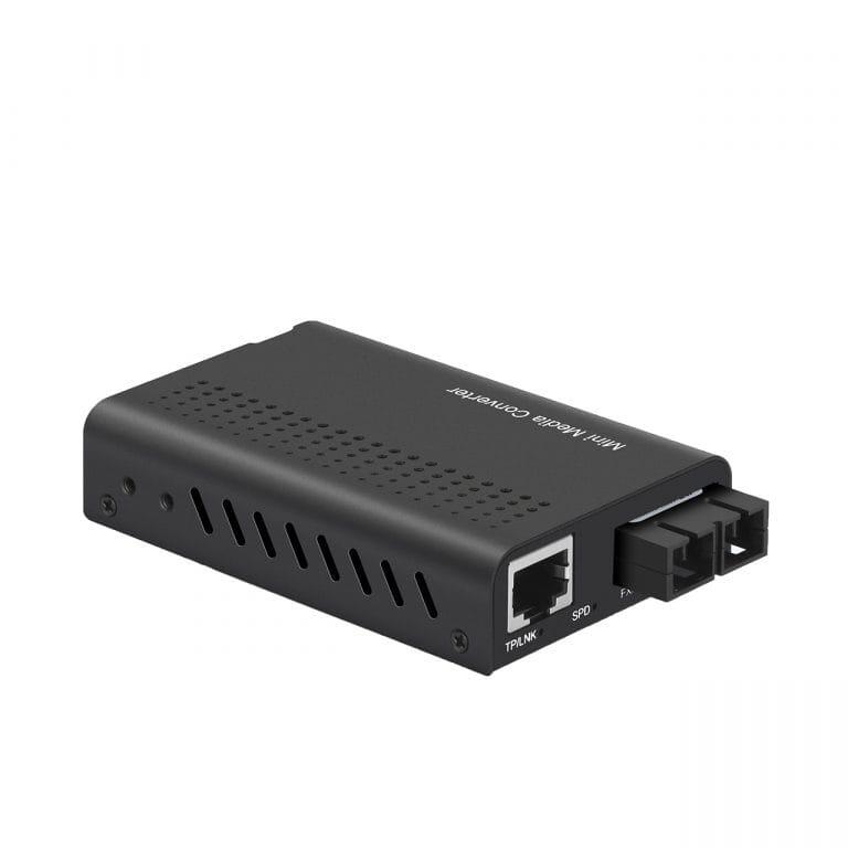 MC-MINI-1G-RJ45-SCSX Fiberworks AS  Mini SC/RJ45 1G media converter 850nm MM Unmanaged, Gigabit Ethernet