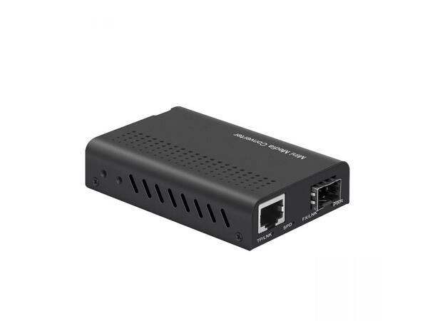 Mini SFP/RJ45 1G media converter Unmanaged, Gigabit Ethernet