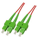Snor SM DPX SC/APC-SC/APC 2 m 9/OS2 G.657.A2 2x &#248;2mm R&#248;d
