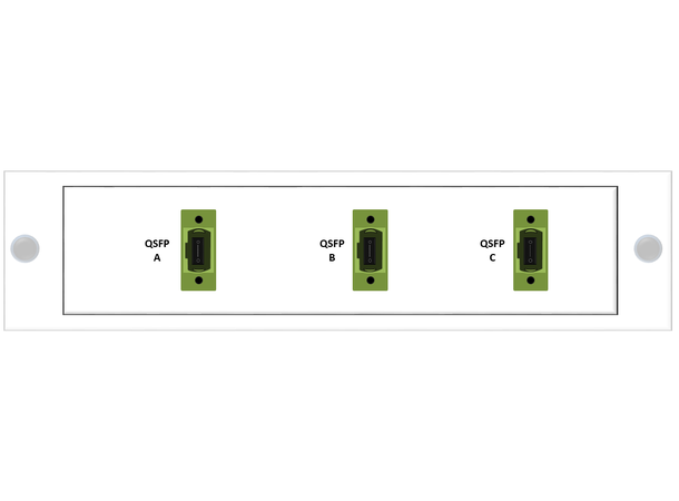 MPO mounted fanout for 3x QSFP PSM4 MPO8(f) to LC/UPC connectors. SM 9/125.