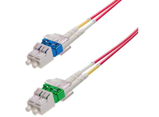 Patch SM DPX LC/APC-LC/UPC xx m 9/OS2 G.657.A2 2x ø2mm Red 