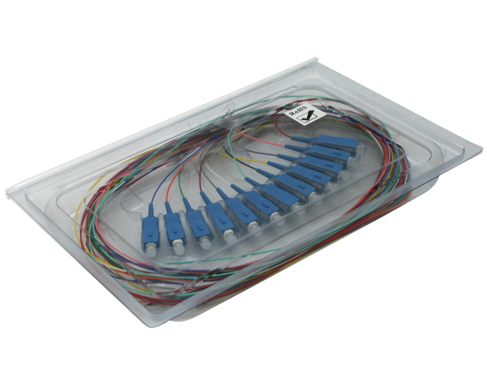 PT-SM9-T9X-SCU-15-BP Fiberworks AS  Pigtail SM SC/UPC 12-color, 1,5 m 9/OS2 G.657.A2, 900µm tight buffer