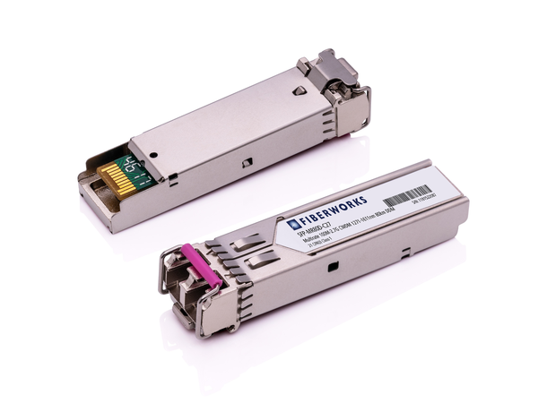 SFP, Multirate 100M-2.7G, DDM, 80km RGD CWDM 1271nm, 28dB, SM, Fiberworks