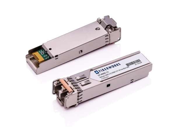 SFP, Multirate 100M-2.7G, DDM, 80km RGD CWDM 1371nm, 28dB, SM, Fiberworks