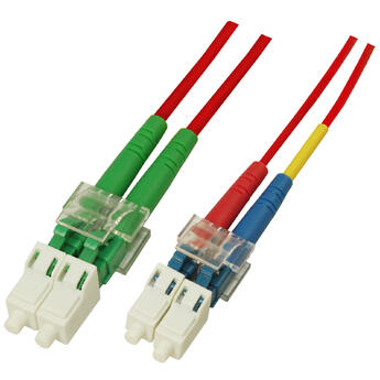 P-SM9-D2R-LCA-LCU-xx Fiberworks AS  Snor SM DPX LC/APC-LC/UPC xx m 9/OS2 G.657.A2 2x &#248;2mm R&#248;d