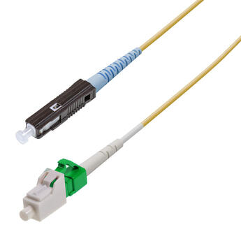 P-SM9-S2Y-MUU-LCA-05 Fiberworks AS  Snor SM SPX MU/UPC-LC/APC  5 m 9/OS2 G.657.A2 ø2mm Gul