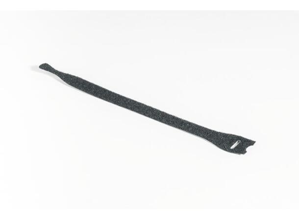 Borrelås buntebånd svart TEXTIE M 12.5mm bredde, 200mm lengde, 10 pakning 