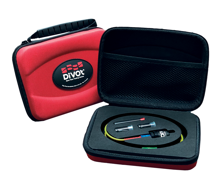 TM-DIVOT-BFT-MMSM-SC   Divot Bare Fiber Tester - SM og MM 9/125&#181;m, 50/125&#181;m &amp; 62.5/125&#181;m, SC/PC