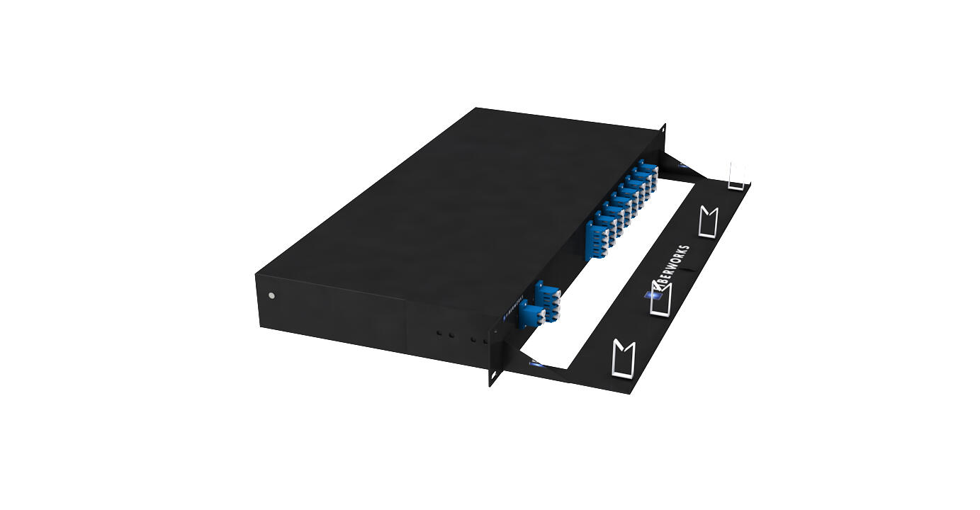 F-DMUX-16+1-2136-MLU Fiberworks AS  Fiberworks 16+1 ch. DWDM Mux+Demux, Low ITU ch. 21-36, 100 GHz, Upgrade &amp; Mon.