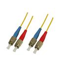 Snor SM DPX FC/UPC-FC/UPC 3 m 9/OS2 G.657.A2 2x &#248;2mm Gul