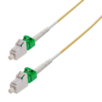 P-SM9-S2Y-LCA-LCA-xx Fiberworks AS  Snor SM SPX LC/APC-LC/APC xx m 9/OS2 G.657.A2 ø2mm Gul