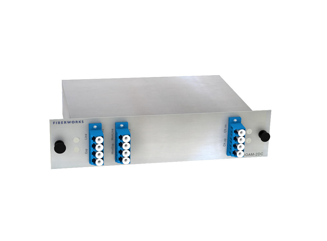 F-DOADM-2DC-MLU-5152 Fiberworks AS  Fiberworks 2 ch. DWDM OADM w/mon.ports C51 &amp; C52, &quot;drop and continue&quot;, LC