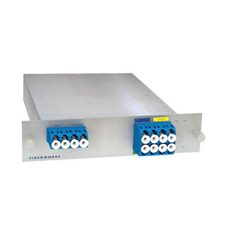 Fiberworks 4+1 ch. CWDM Mux+Demux, LGX3 C51-C57 + 1310nm/CWDM upgrade