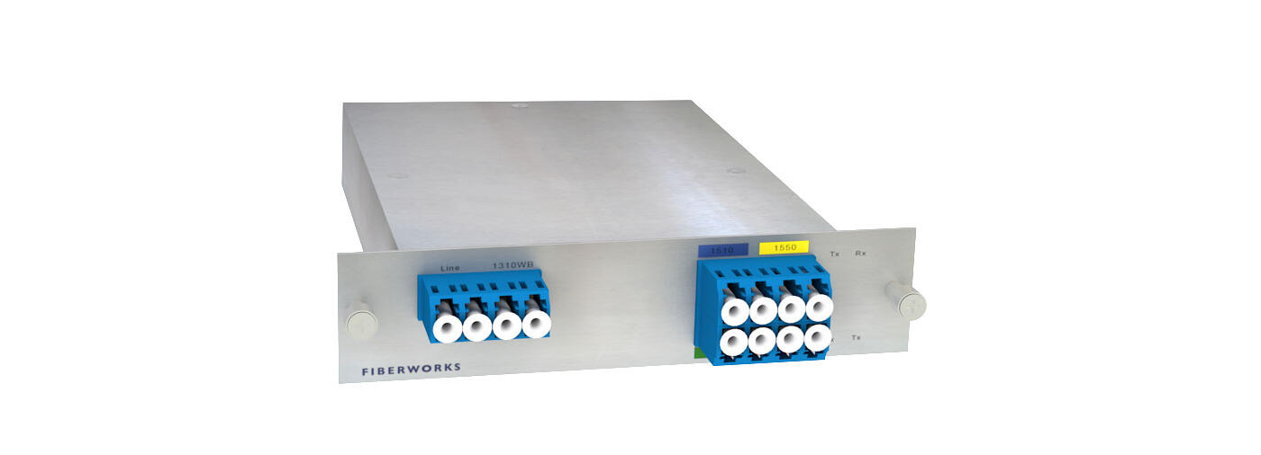 F-CMUX-4+1-5157-LGX3 Fiberworks AS  Fiberworks 4+1 ch. CWDM Mux+Demux, LGX3 C51-C57 + 1310nm/CWDM upgrade