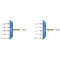 F-CMUX-4+1-5157-LGX3 Fiberworks AS  Fiberworks 4+1 ch. CWDM Mux+Demux, LGX3 C51-C57 + 1310nm/CWDM upgrade