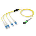 Forgrening MPO8(f) - 8x LC/UPC, 9 m SM G.657.A1, &#248;4.5 mm Gul