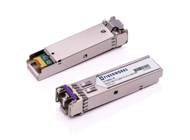 SFP, Multirate 100M-2.7G, DDM, 80km RGD CWDM 1491nm, 28dB, SM, Fiberworks