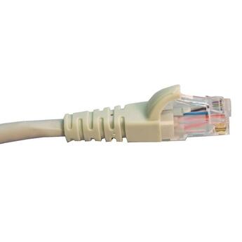 P-CAT6-S5G-UTP0.3   Snor Cat.6 U/UTP gr&#229; 0,3  m AWG 27/7, &quot;Snag-less&quot; LSZH