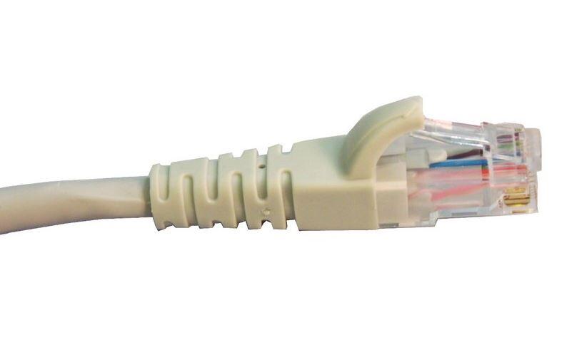P-CAT6-S5G-UTP0.3   Snor Cat.6 U/UTP gr&#229; 0,3  m AWG 27/7, &quot;Snag-less&quot; LSZH
