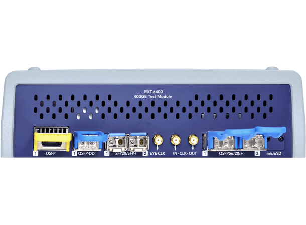 VeEX RXT-6400 400G PAM4 QSFP-DD og OSFP RXT-1200+ Platform, Ethernet