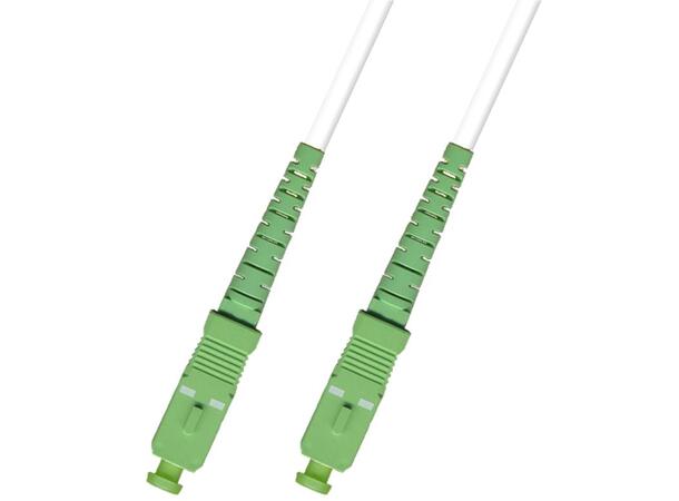 Abonnentsnor SM SPX SC/APC-SC/APC 0,25 m 9/OS2 G.657.A2 ø3mm Hvit 