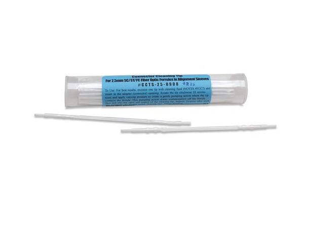 CCT Connector Cleaning Tips, 2.5mm for SC/FC/ST. (Tub of 40 sticks) 