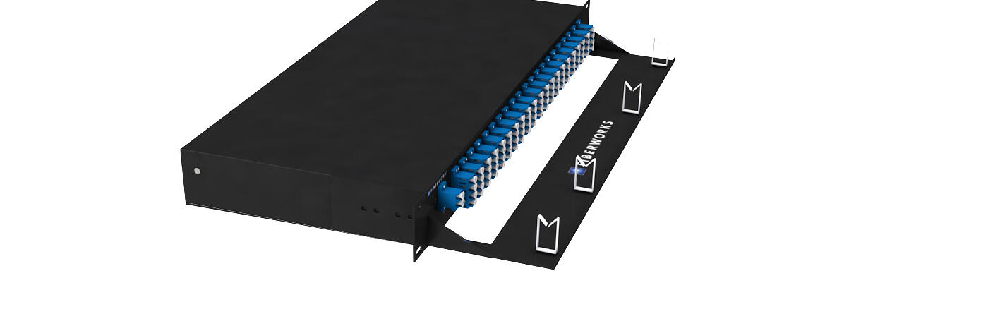F-DMUX-40+1-2160-MLU Fiberworks AS  Fiberworks 40+1 DWDM Mux+Demux 19&quot; 1RU ITU ch. 21-60, 1310WB, Monitor, LC/UPC