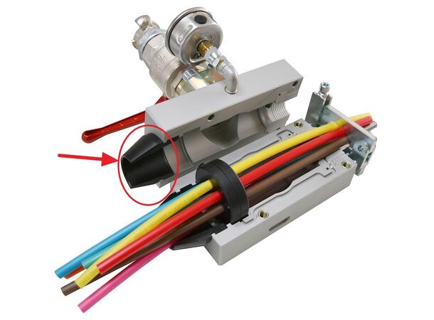 Microduct guide (set) - one size for blowing junction block 