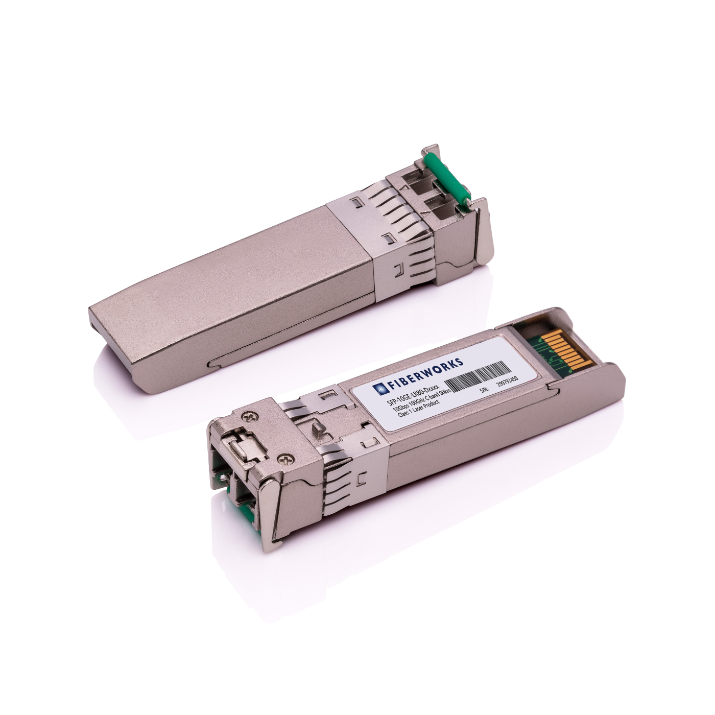 SFP-10G-LR80-D9255-C Fiberworks AS  SFP+, 10GBase-LR, DDM, 80km 1556.96nm / 192.55THz, 23dB, Cisco