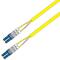 P-SM9-D5Y-LCU-LCU-xx Fiberworks AS  Snor SM DPX Forsterket LC/UPC-LC/UPC x m 9/OS2 G.657.A1 3x5mm Gul