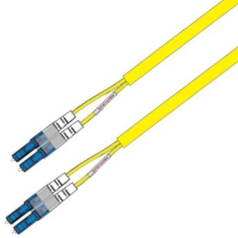 P-SM9-D5Y-LCU-LCU-xx Fiberworks AS  Snor SM DPX Forsterket LC/UPC-LC/UPC x m 9/OS2 G.657.A1 3x5mm Gul
