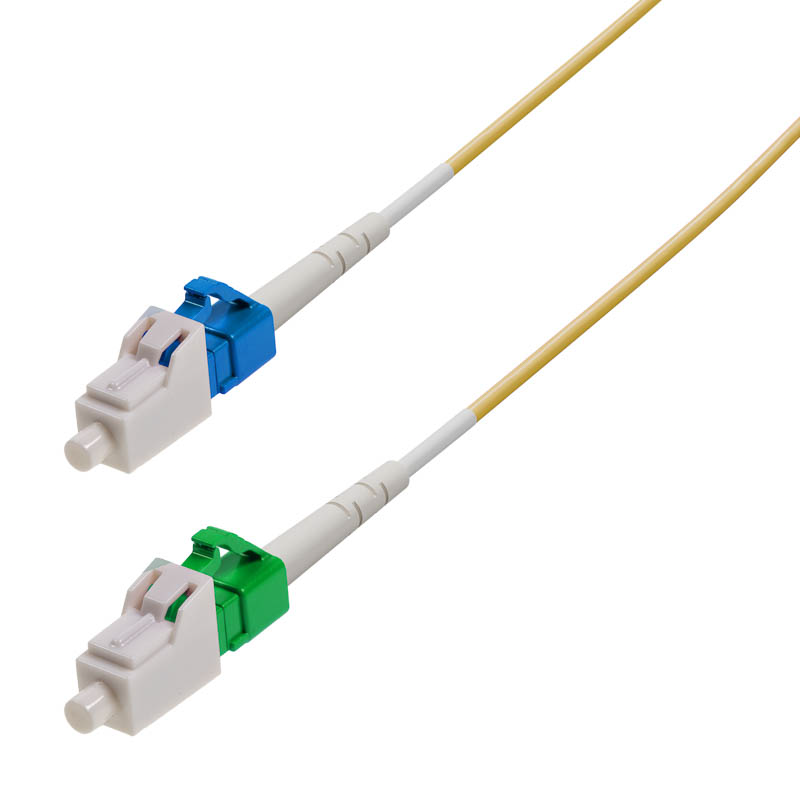 P-SM9-S2Y-LCA-LCU-xx Fiberworks AS  Snor SM SPX LC/APC-LC/UPC xx m 9/OS2 G.657.A2 ø2mm Gul