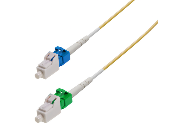 Snor SM SPX LC/APC-LC/UPC xx m 9/OS2 G.657.A2 ø2mm Gul 