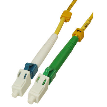 P-SM9-S2Y-LCA-LCU-xx Fiberworks AS  Snor SM SPX LC/APC-LC/UPC xx m 9/OS2 G.657.A2 &#248;2mm Gul