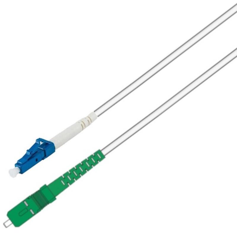 P-7A2-S3W-LCU-SCA0.5 Fibernet  Abonnentsnor SM SPX LC/UPC-SC/APC 0,5 m 9/OS2 G.657.A2 ø3mm Hvit