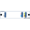 F-CMUX-4+1-2733LL-LU Fiberworks AS  Fiberworks 4 ch. CWDM Mux+Demux for 100G 1271-1331 nm low loss + 1550WB, LC/UPC