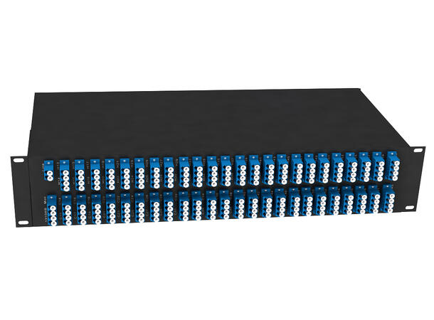 Fiberworks 96+1 DWDM Mux+Demux 19" 2RU ITU ch. 13.5 - 61, 1310WB, Mon., LC/UPC 