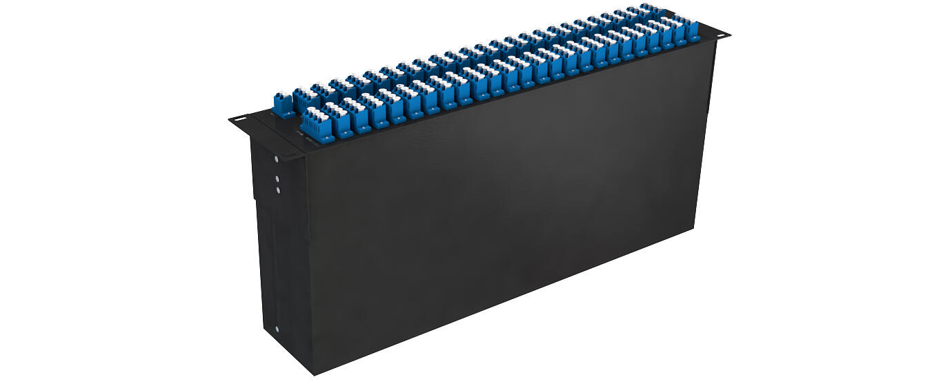 F-DMUX-96+1-1361-MLU Fiberworks AS  Fiberworks 96+1 DWDM Mux+Demux 19&quot; 2RU ITU ch. 13.5 - 61, 1310WB, Mon., LC/UPC