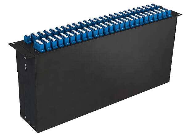 Fiberworks 96+1 DWDM Mux+Demux 19" 2RU ITU ch. 13.5 - 61, 1310WB, Mon., LC/UPC 
