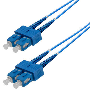 P-SM9-D2B-SCU-SCU-xx Fiberworks AS  Patch SM DPX SC/UPC-SC/UPC xx m 9/OS2 G.657.A2 2x ø2mm Blue